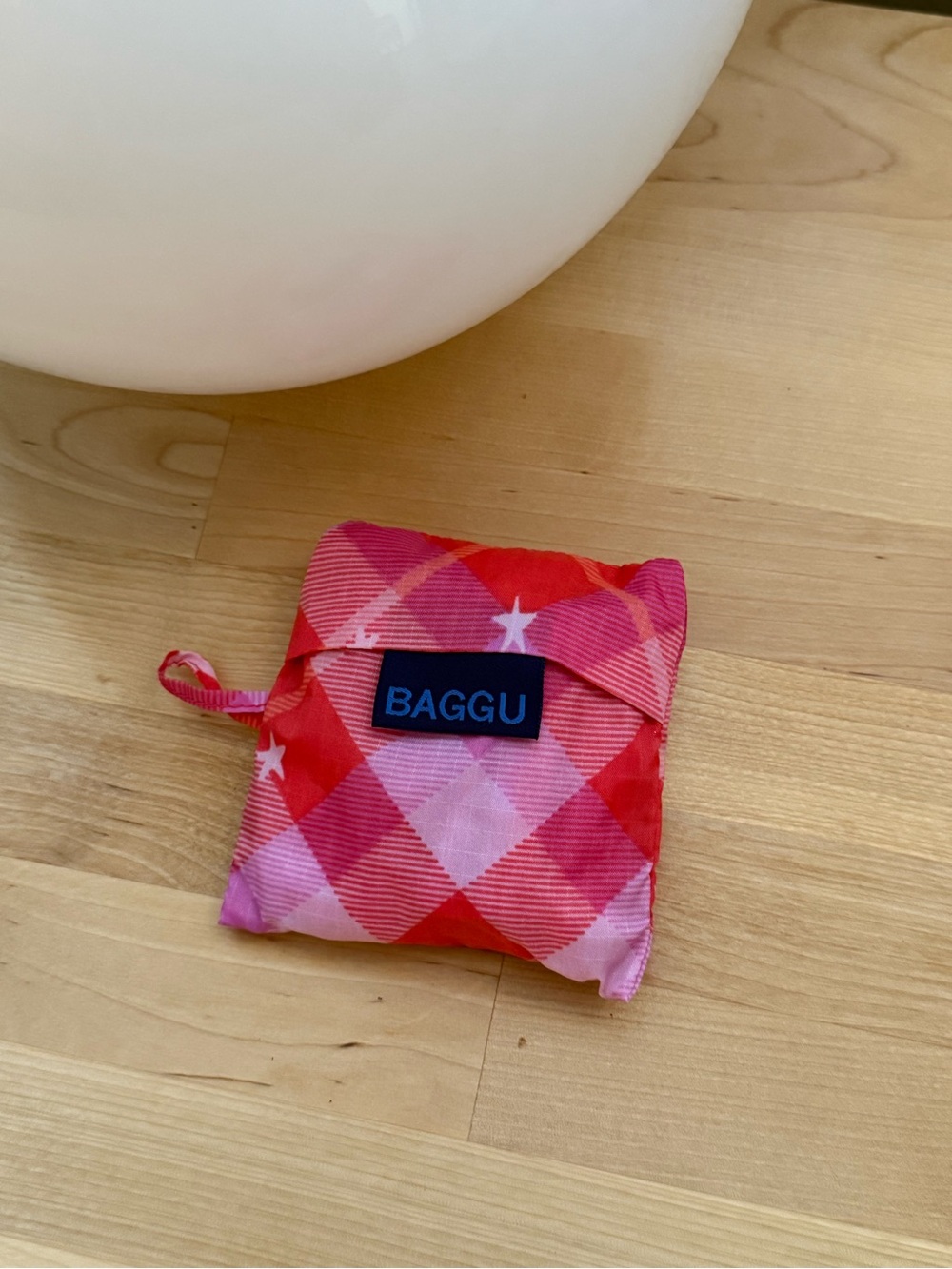 Baby BAGGU - Pink Star Plaid